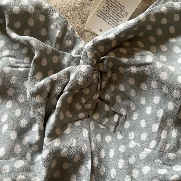 NWT A&F Knot-Front Slip Midi Dress - Picture 13 of 15